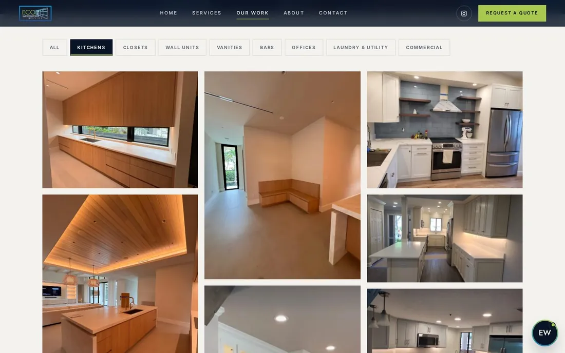 "Kitchens" filter